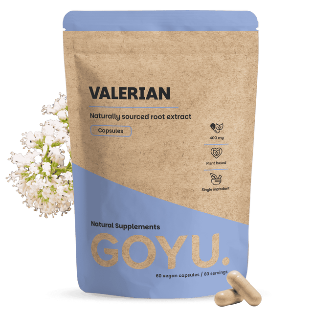Valeriaan extract capsules goyu supplement superfood