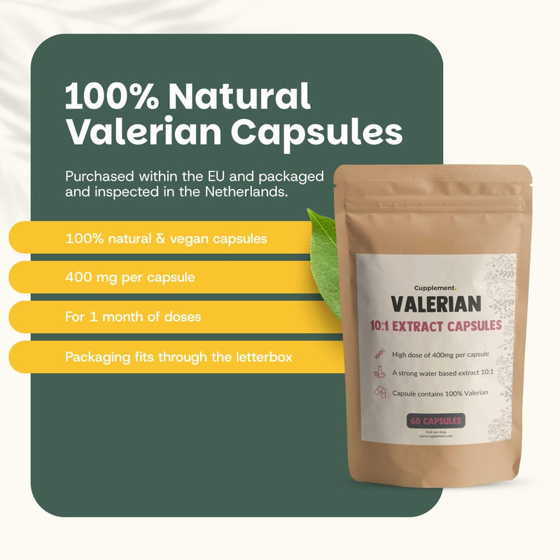 Valerian extract capsules goyu supplement superfood