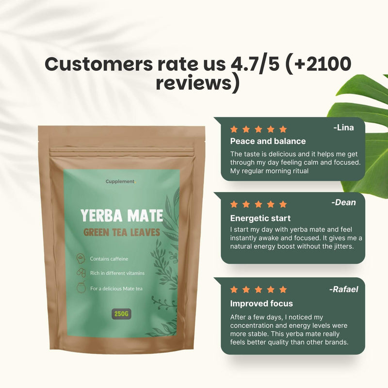 Yerba Mate tea goyu supplement superfood
