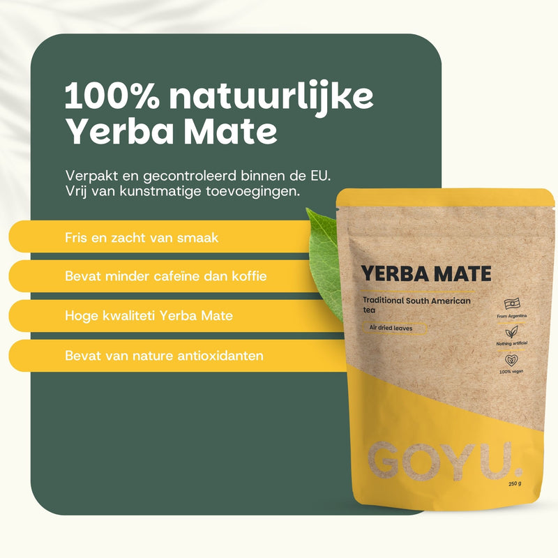Yerba Mate thee goyu supplement superfood