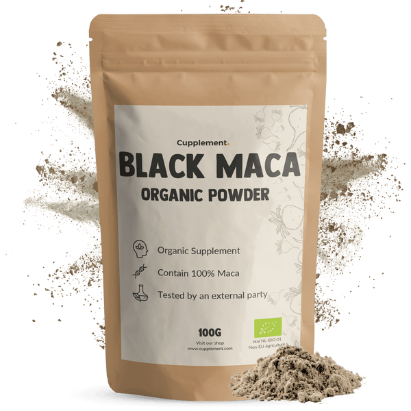 Zwarte maca poeder goyu superfood supplement