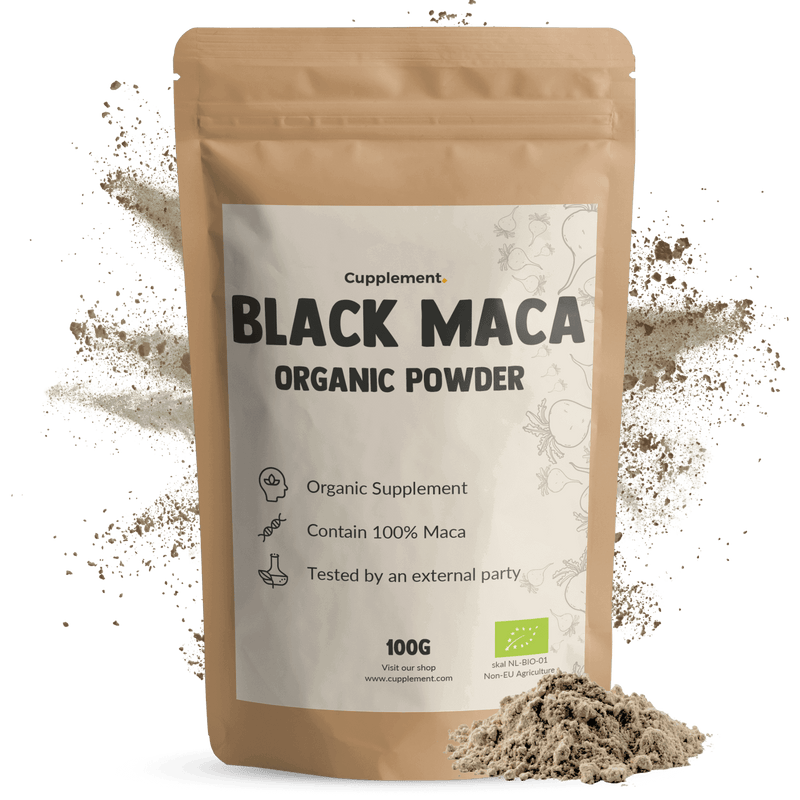 Zwarte maca poeder goyu superfood supplement