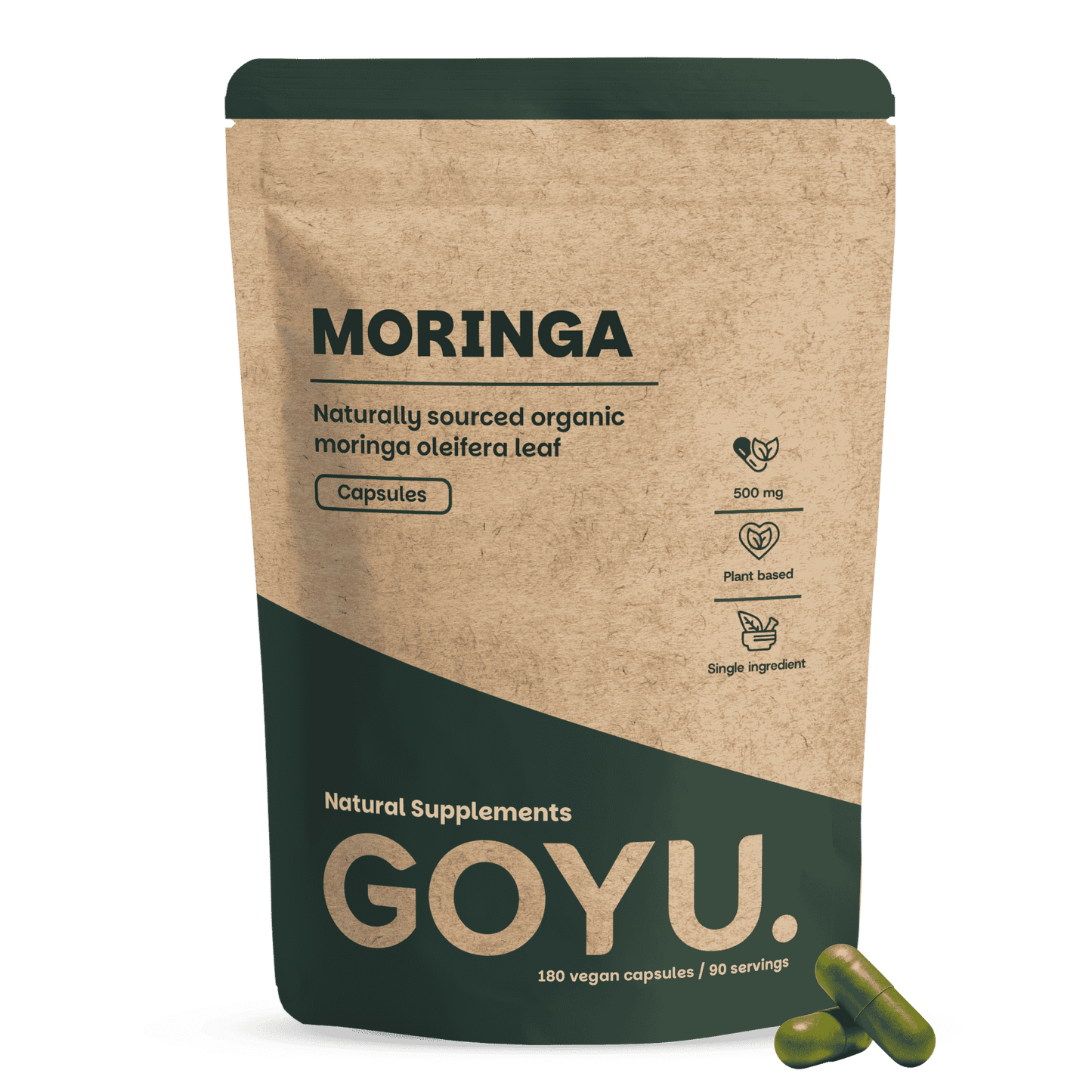 Moringa Kapseln 500 mg Biologisch