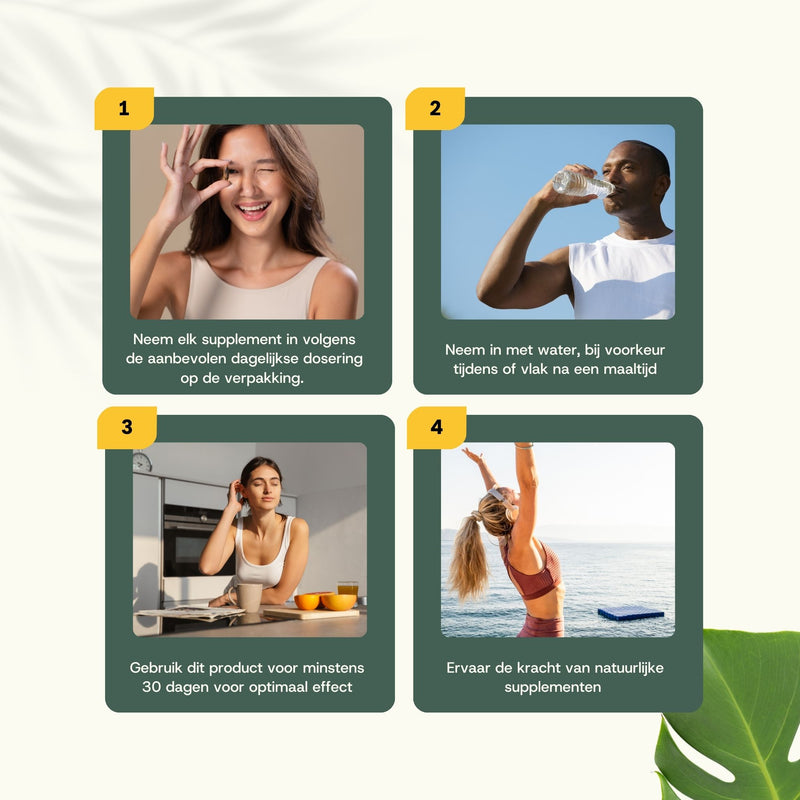 Biotine spirulina en chlorella MSM Astaxanthine capsules GOYU
