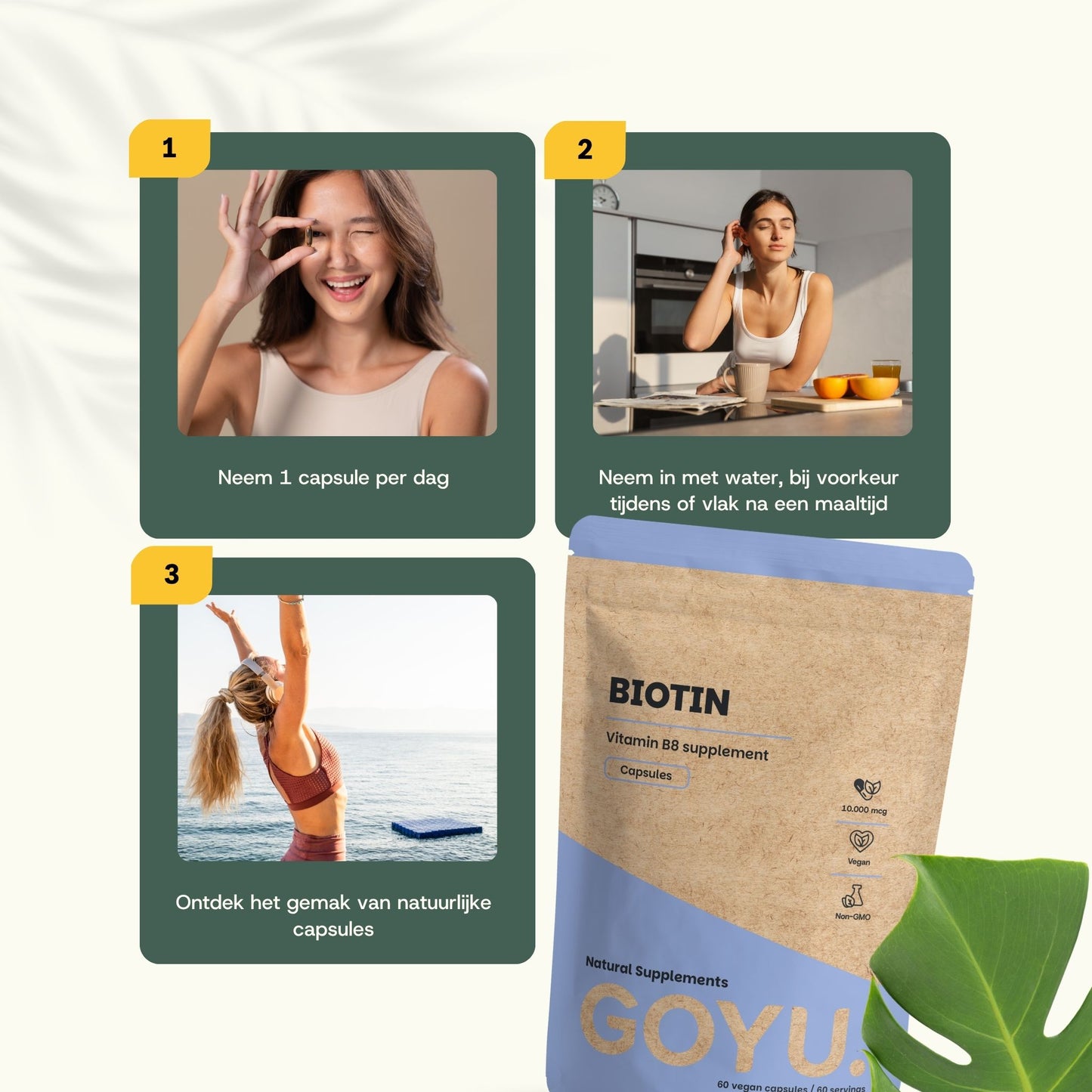 Biotine capsules goyu superfood supplement