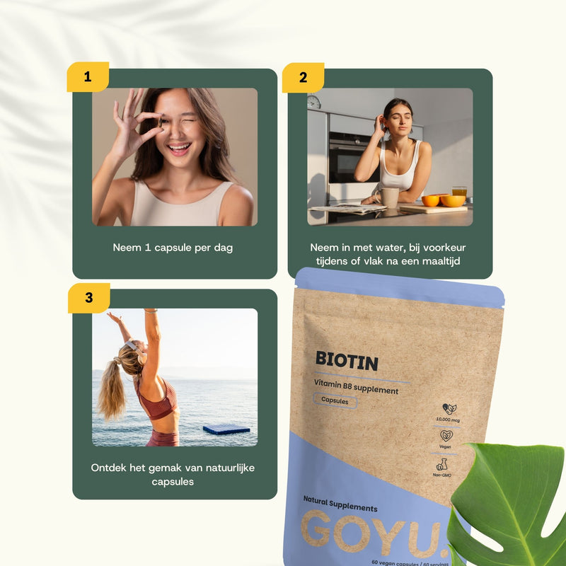 Biotine capsules goyu superfood supplement