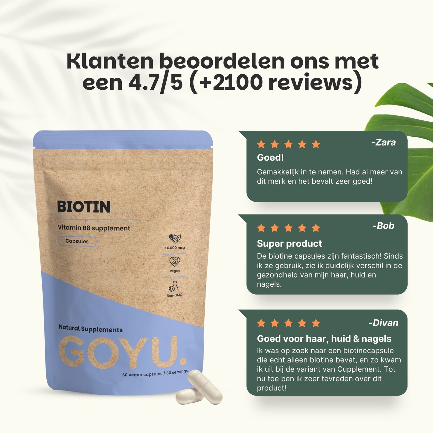 Biotine capsules goyu superfood supplement