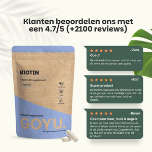 Biotine capsules goyu superfood supplement